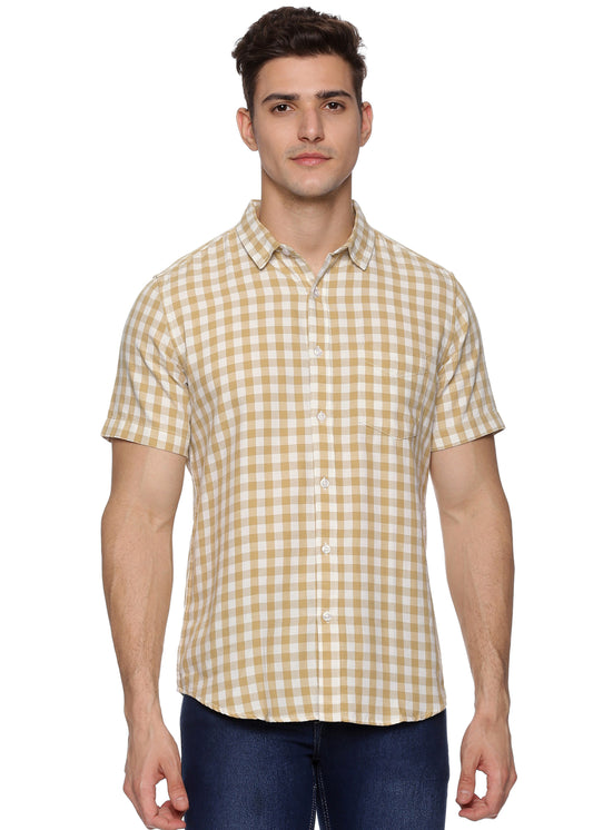 Square Cotton Mens Shirt