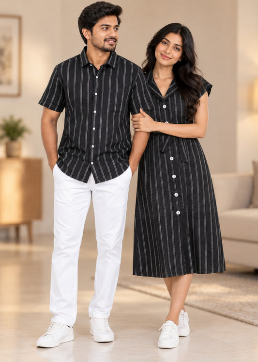 Black Currant Couple Matching Combo