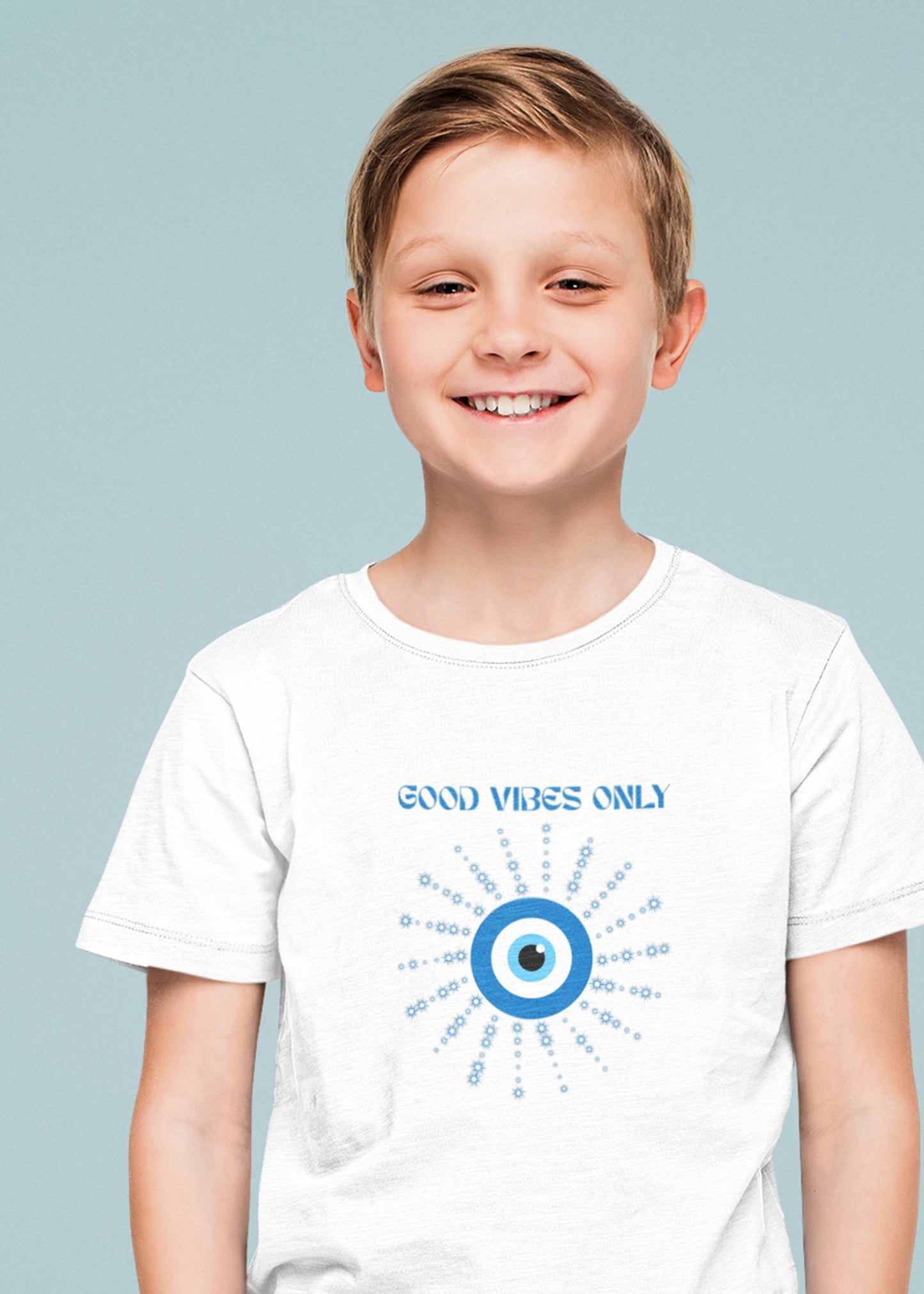 Evil Eye Print Boys Tshirt