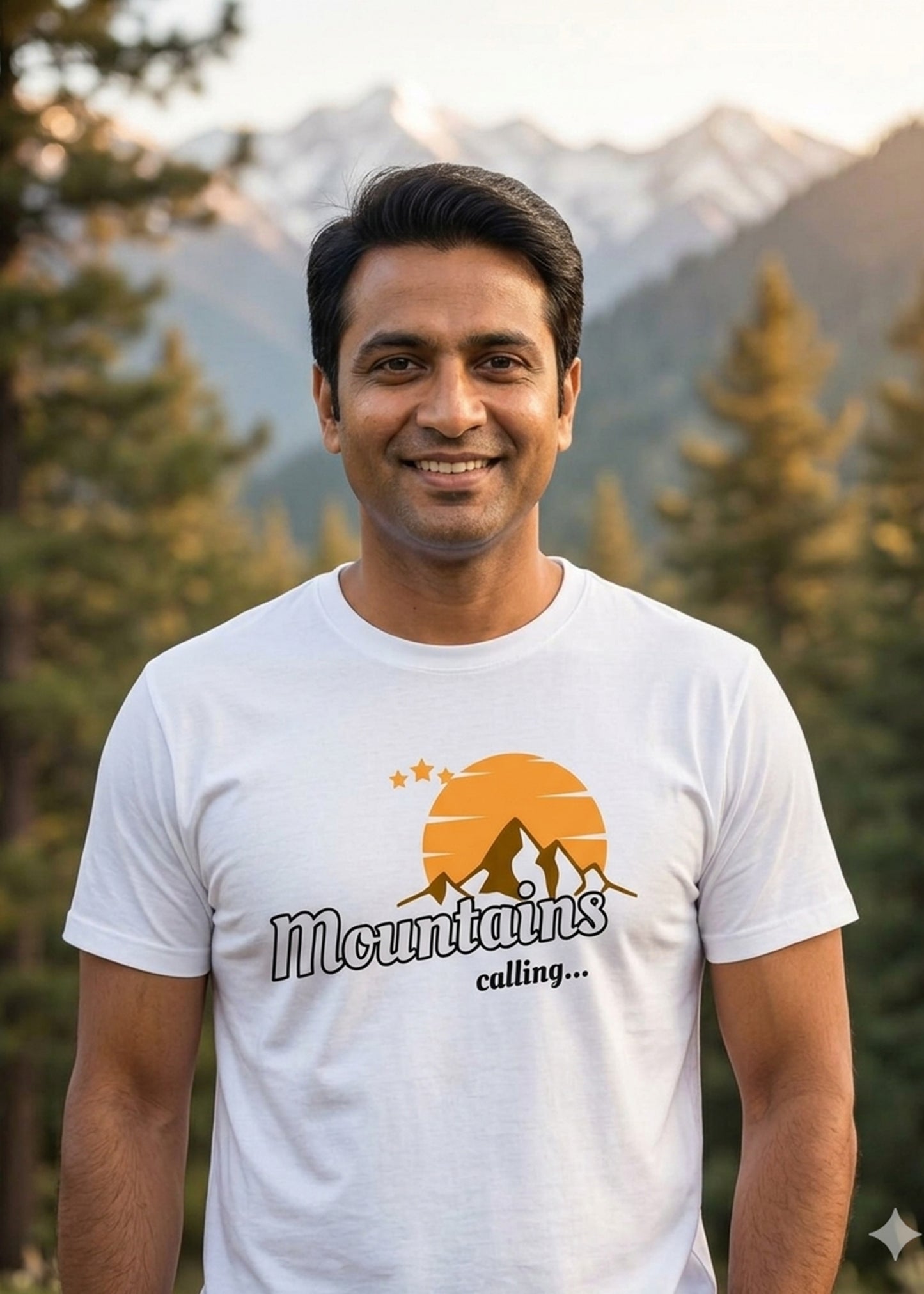 White Mountain Calling Men Tshirt