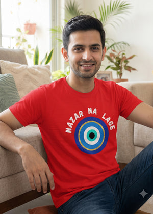 Nazar Na Lage Evil Eye Men Tshirt