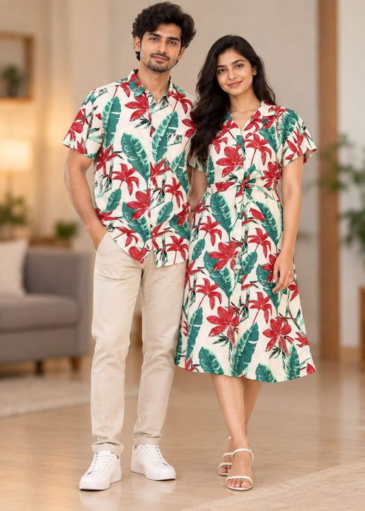 Creamberry Couple Matching Combo