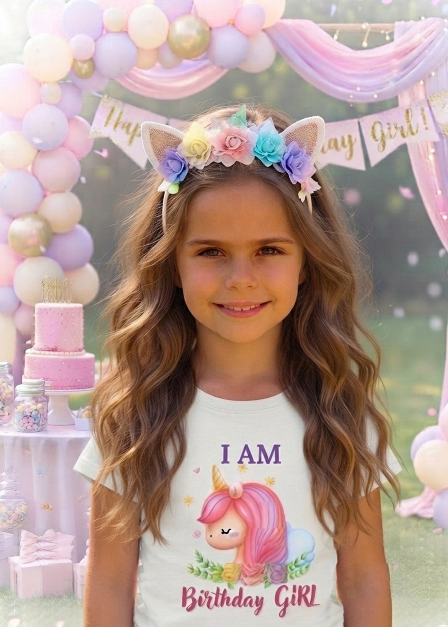 Unicorn Birthday Family Tshirt