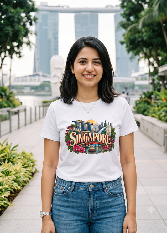 Singapore Women Tshirt