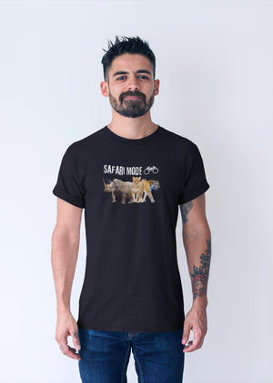 Safari Mode On Black Men Tshirt