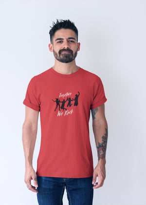 Together We Rock Red TWRO Men Tshirt