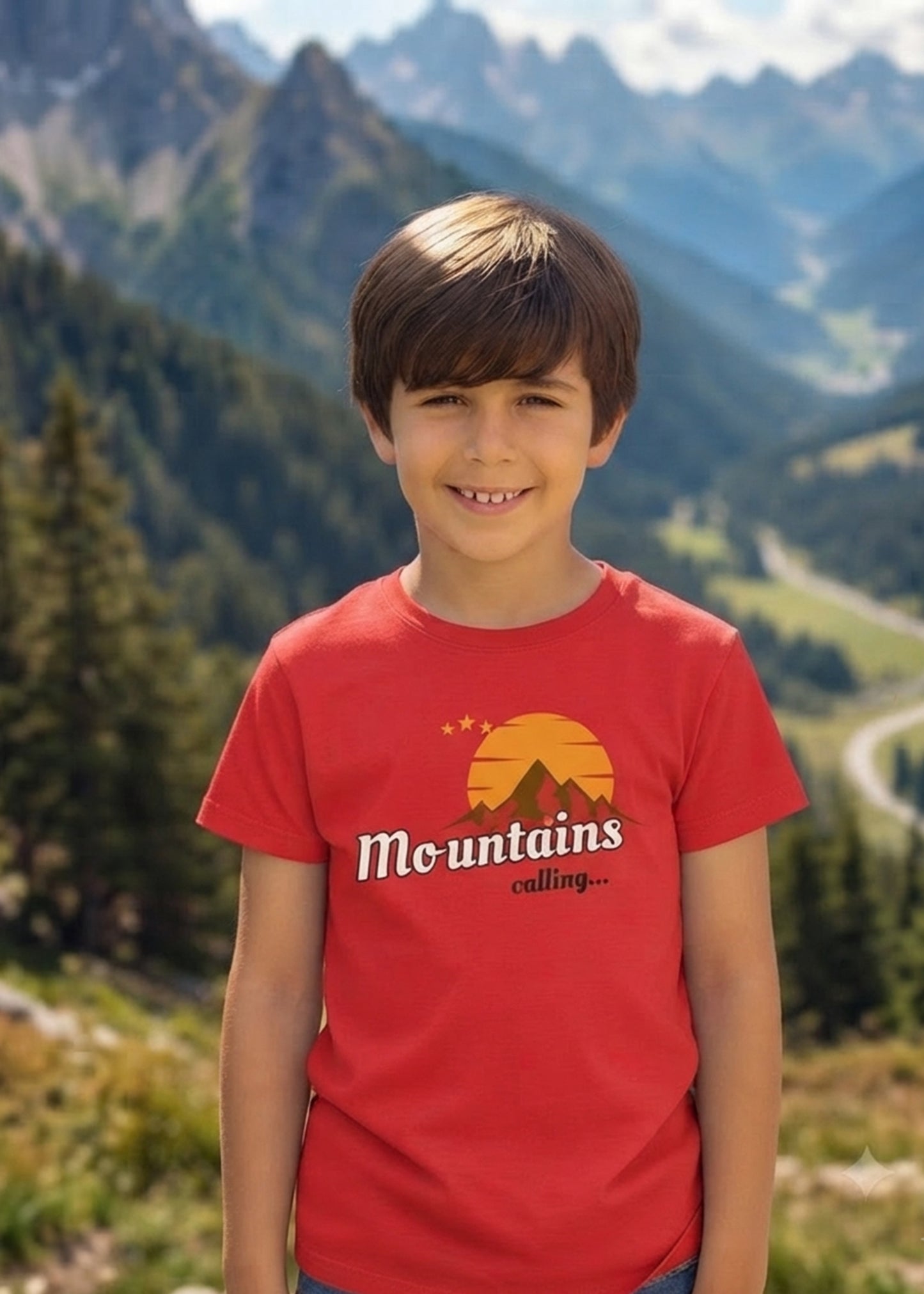 Mountain Calling Boys Tshirt