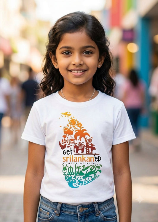 Srilanka Girls Tshirt