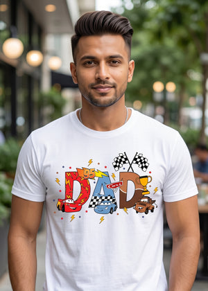 Racing Cars Birthday Men Tshirt