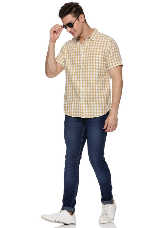 Square Cotton Mens Shirt