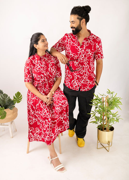 Crimson Couple Matching Combo