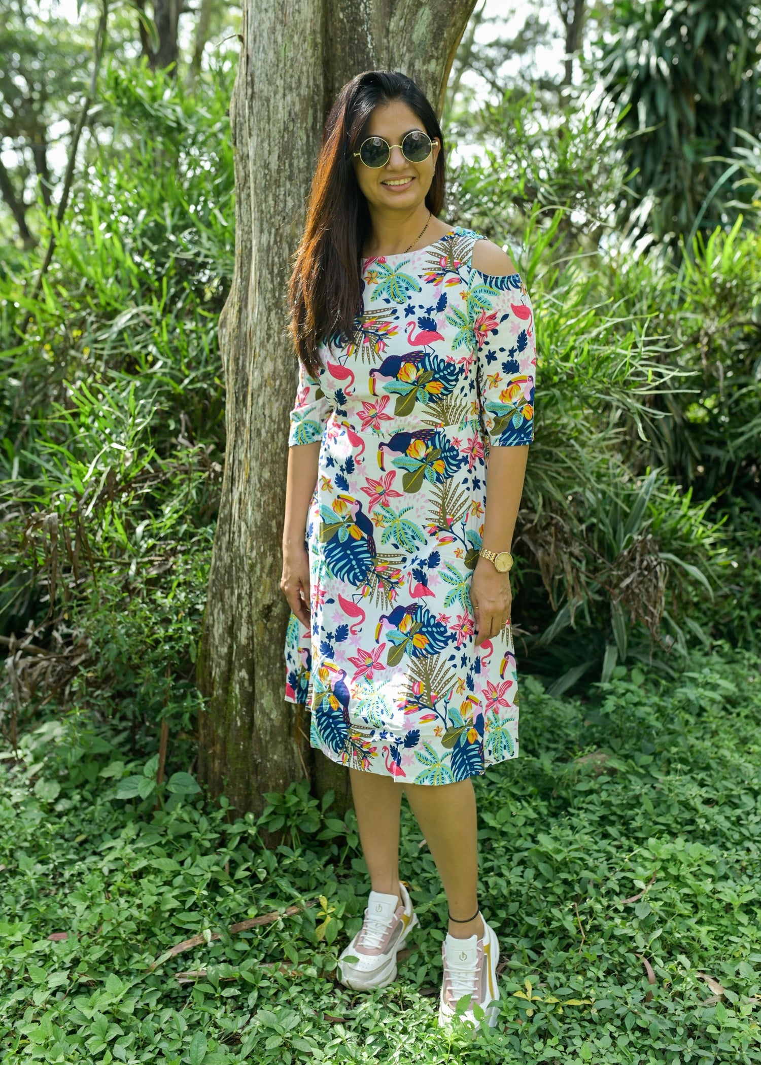 tropical dress for women Make It Your Own Green Tiered Shop the Mint wedges and boots for a stylish look tropical dresses for women sold