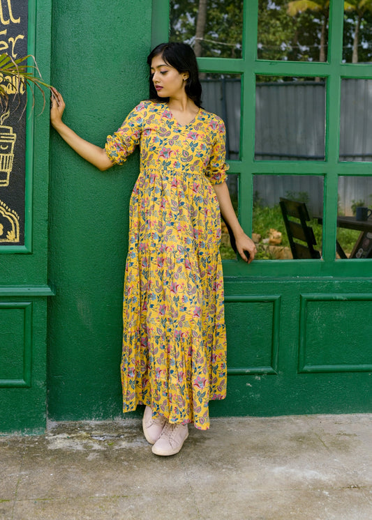 Utsav Cotton Women Gown - Tusok