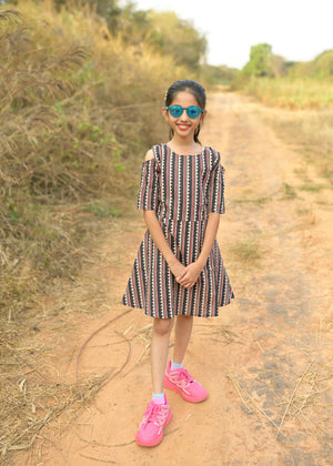 Raspberry Girls Frock