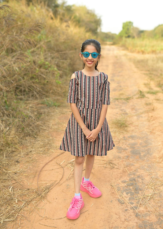 Raspberry Girls Frock