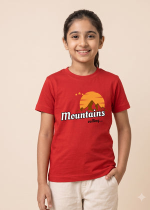 Red Mountain Calling Girls Tshirt