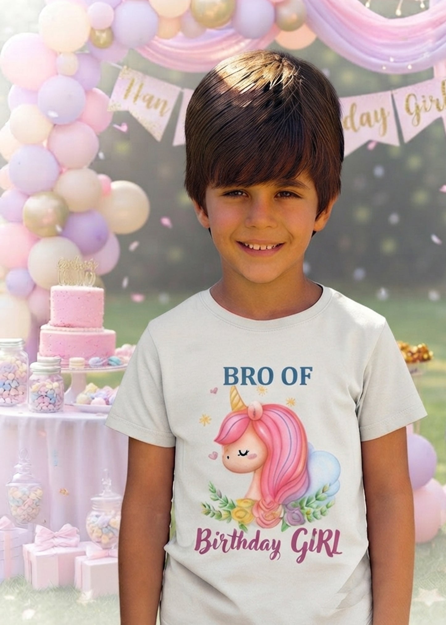 Unicorn Bro Boys Tshirt