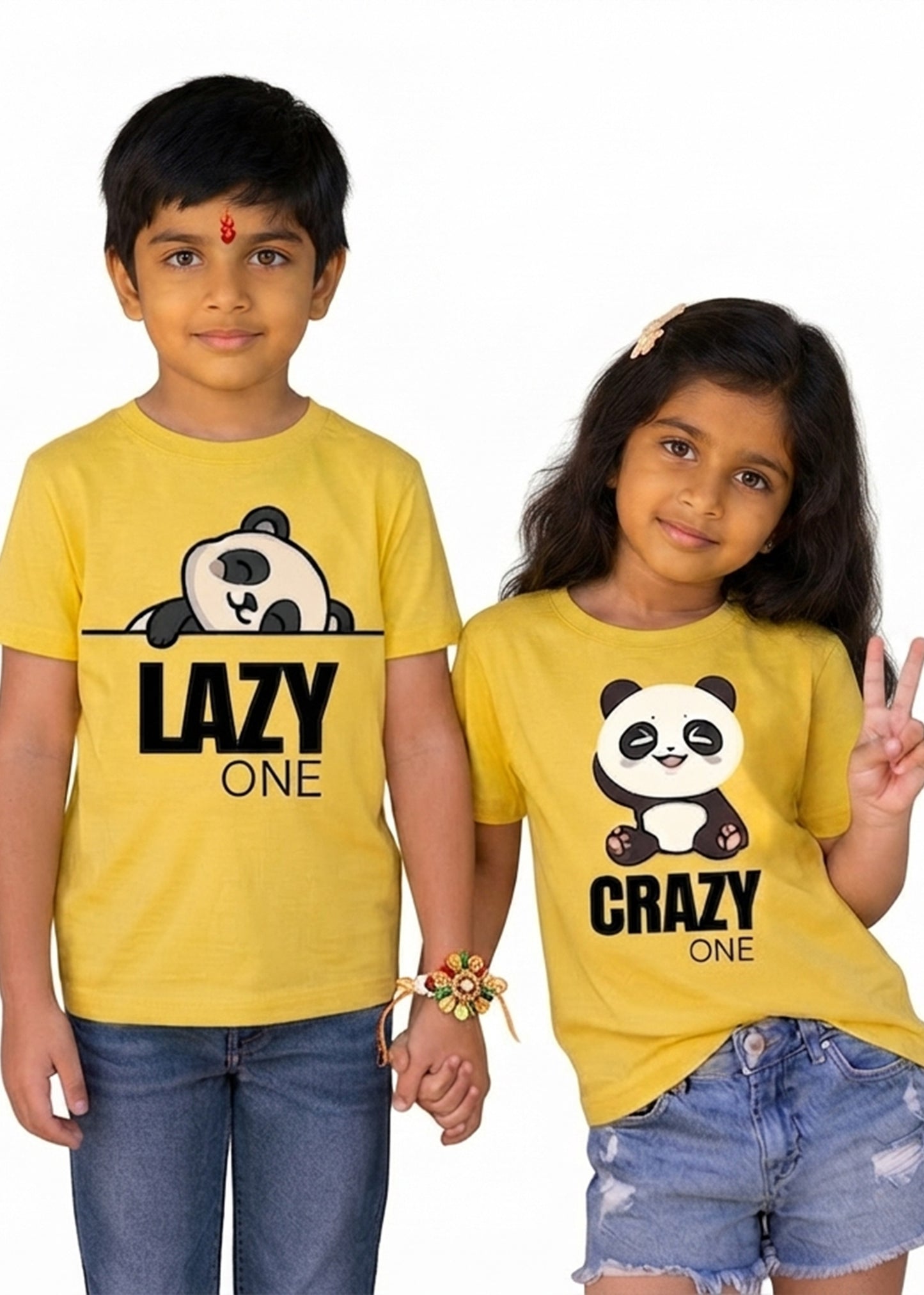 Lazy Crazy Siblings Tshirt