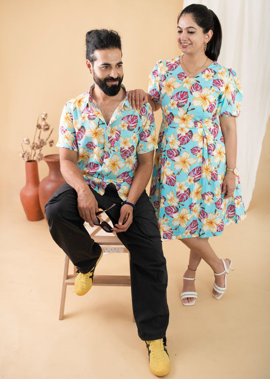 Frangipani Couple Matching Combo