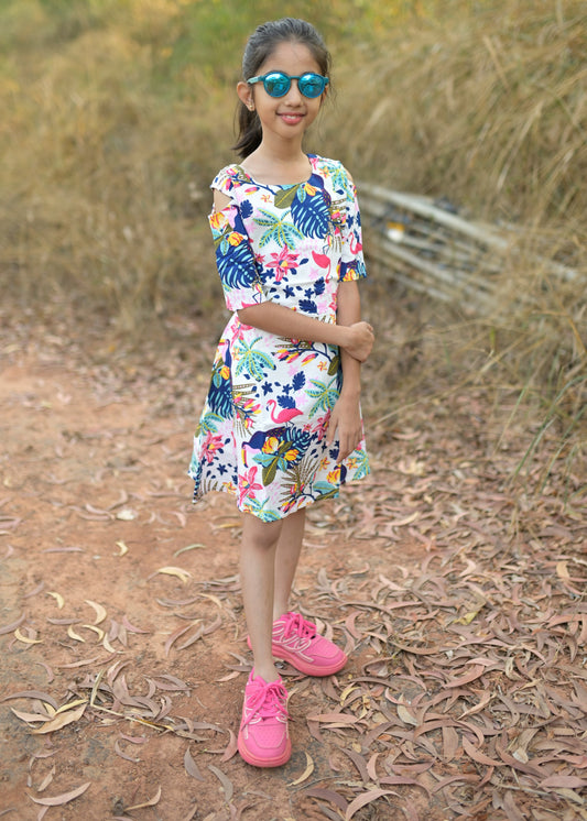 Pina Colada/Sofia Girls Frock