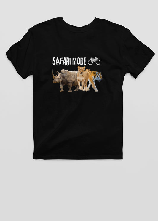 Safari Mode On Black Family Tshirt