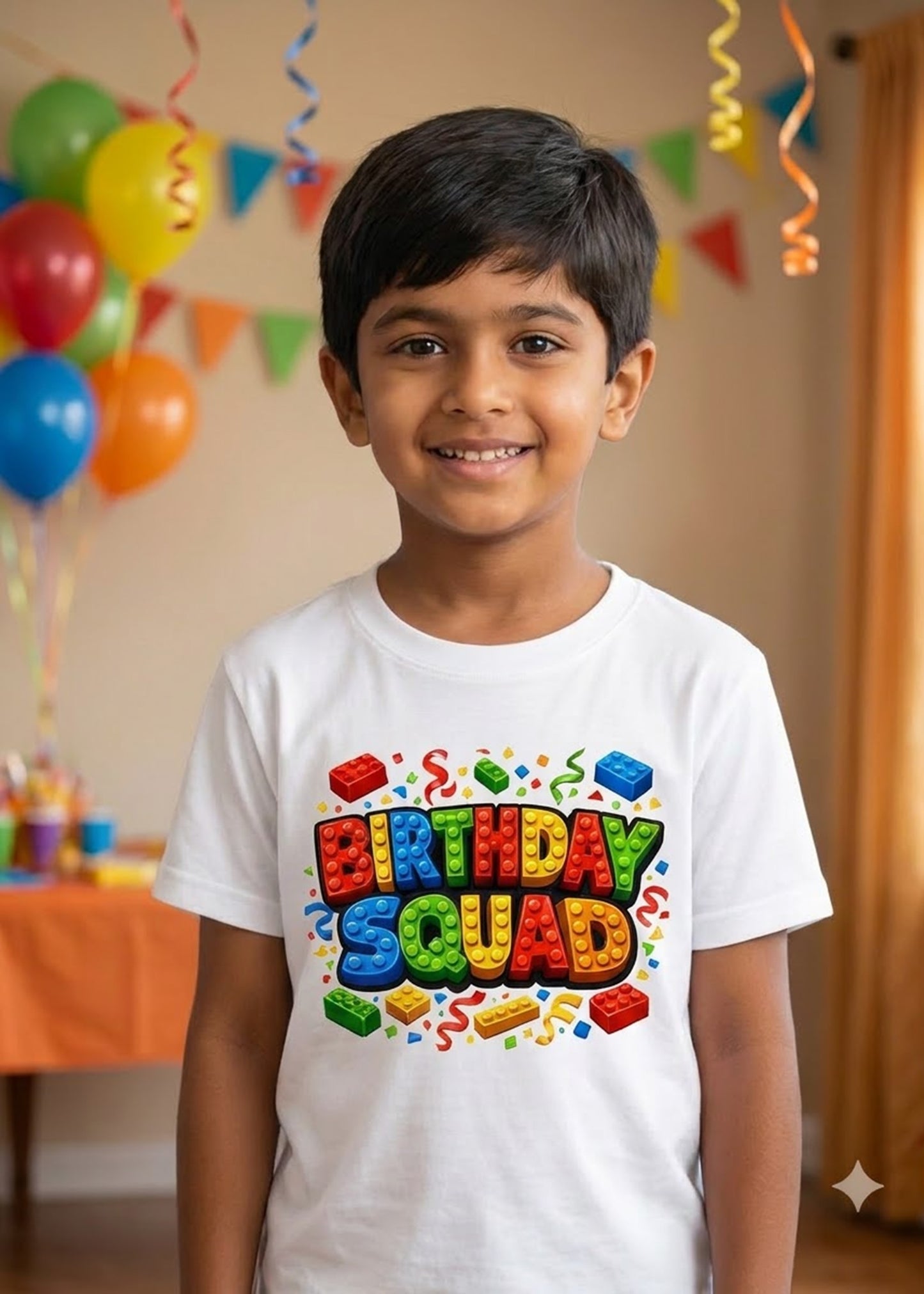 Lego Building Blocks Birthday Family Tshirt