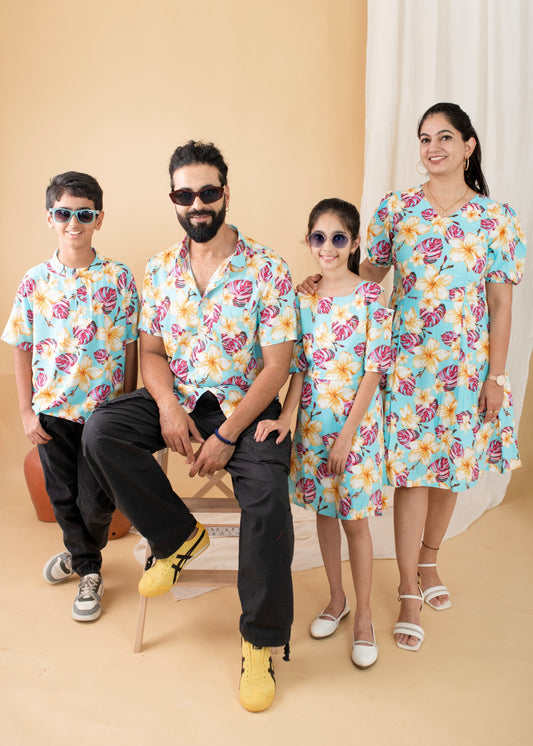 Frangipani Family Matching Combo