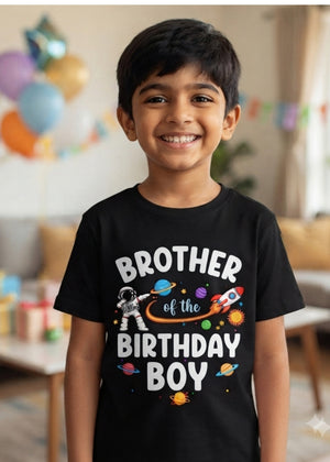 Astronaut Space Planets Brother Boys Tshirt