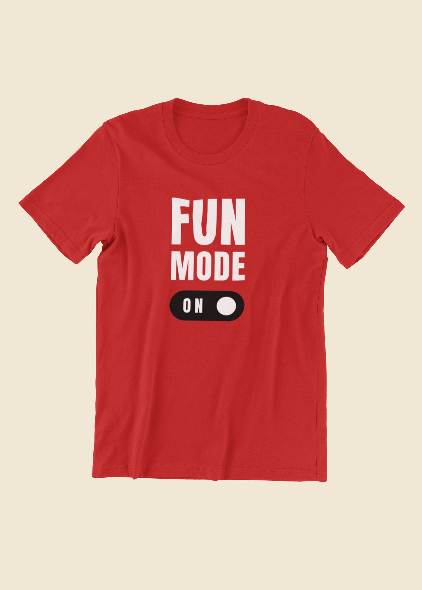 Red Fun Mode on Red FMON Family Tshirt