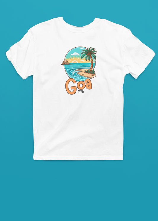 Goa Time White Family Tshirt