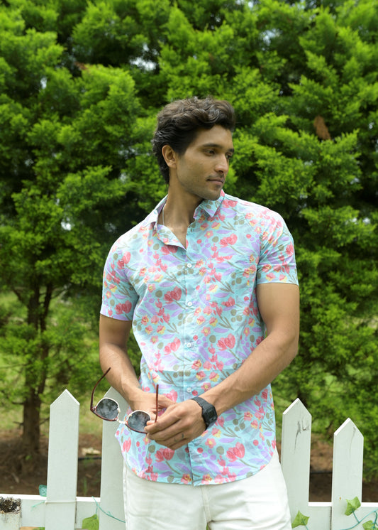 Bluebell Couple Matching Shirt and Dress - Tusok