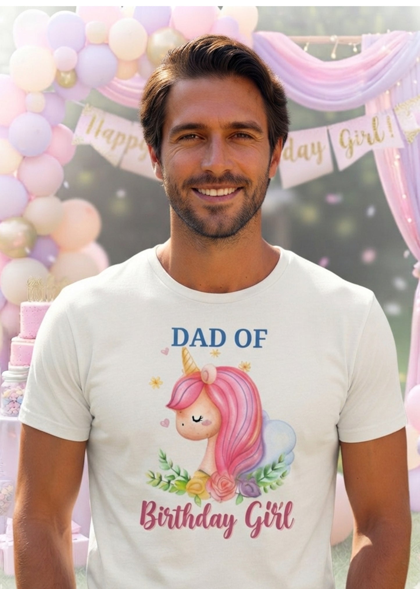Unicorn Birthday Family Tshirt