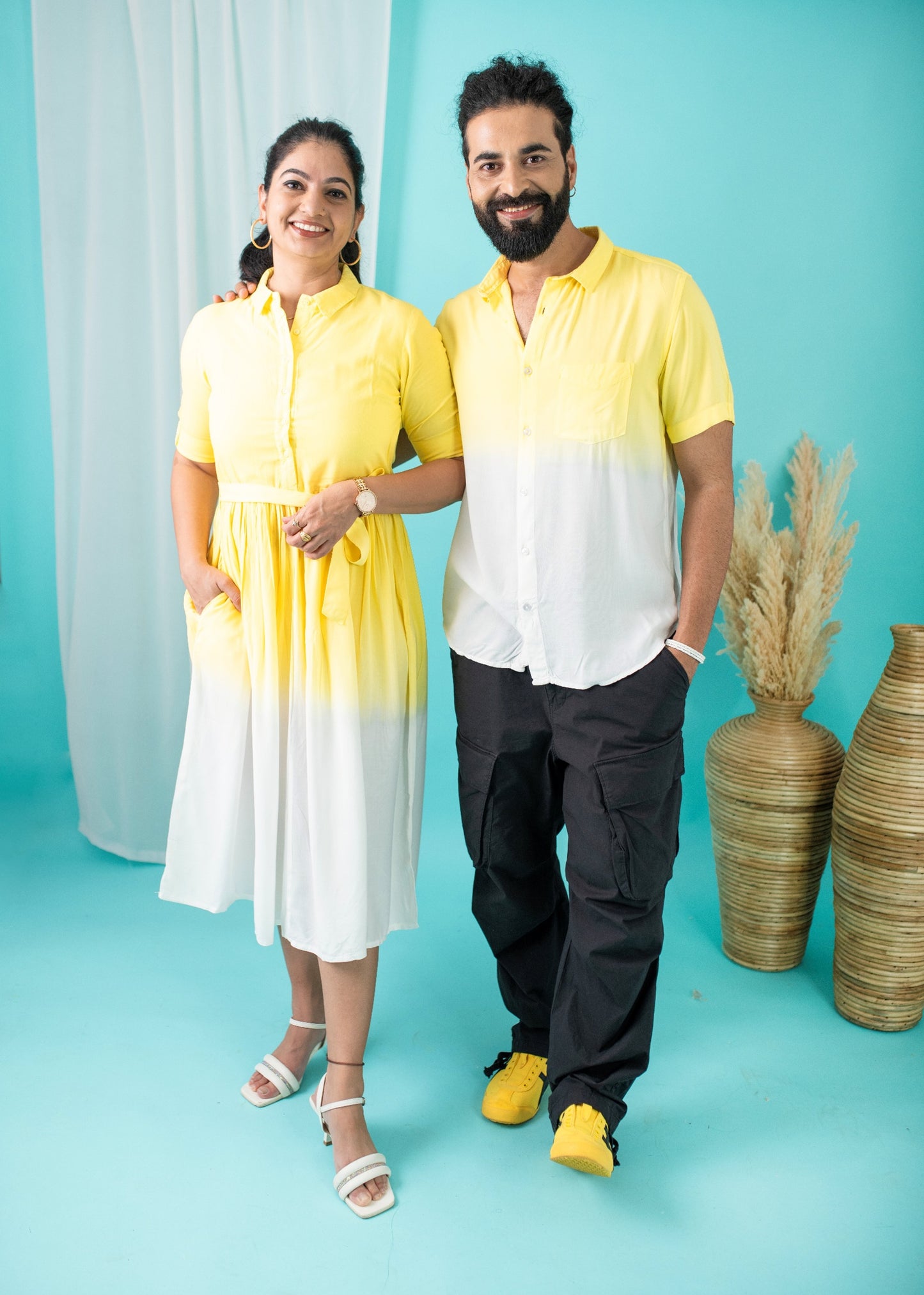 Daffodil Ombre Matching Couple Combo