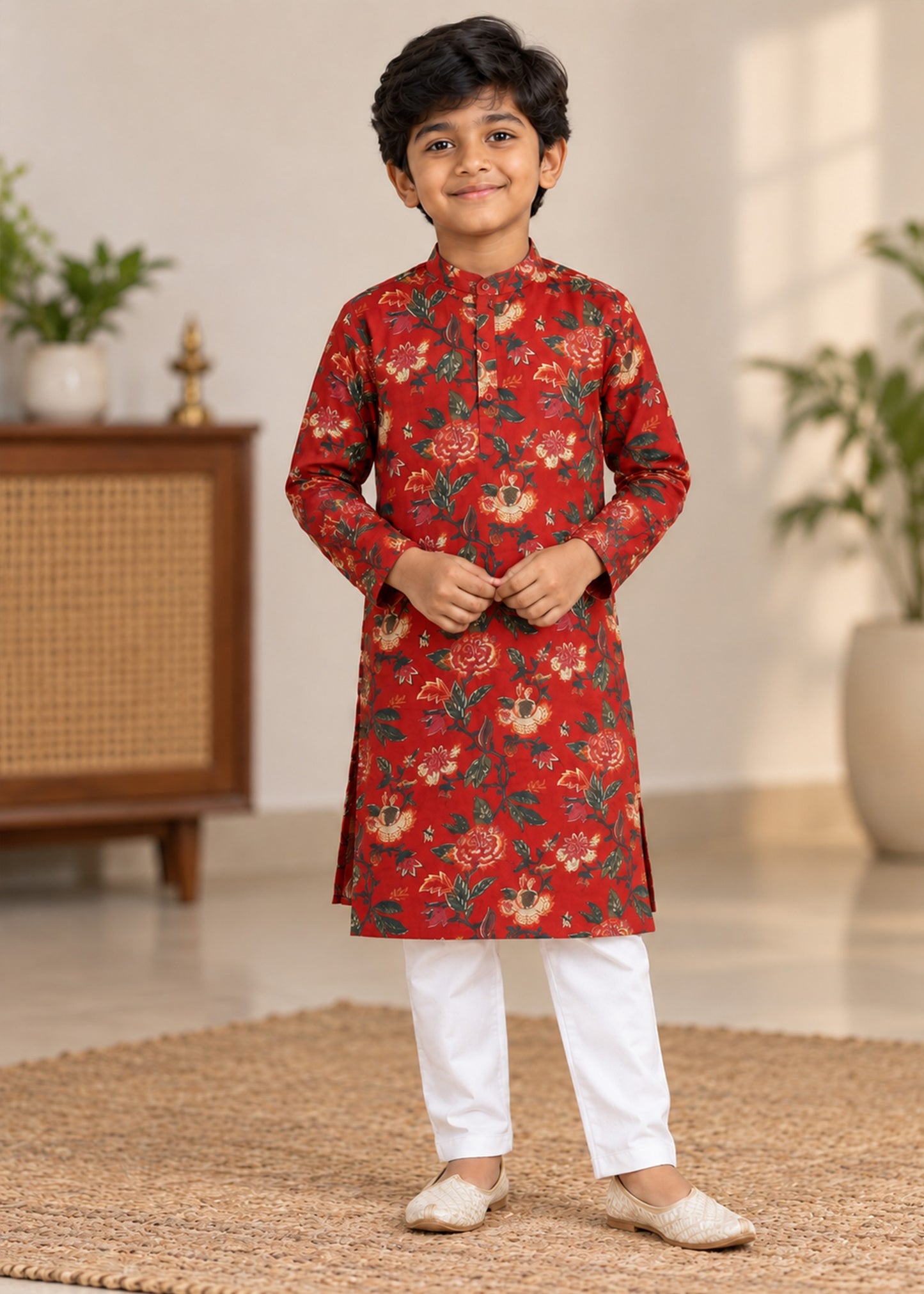 Phulwari Boys Kurta-Pajama Set