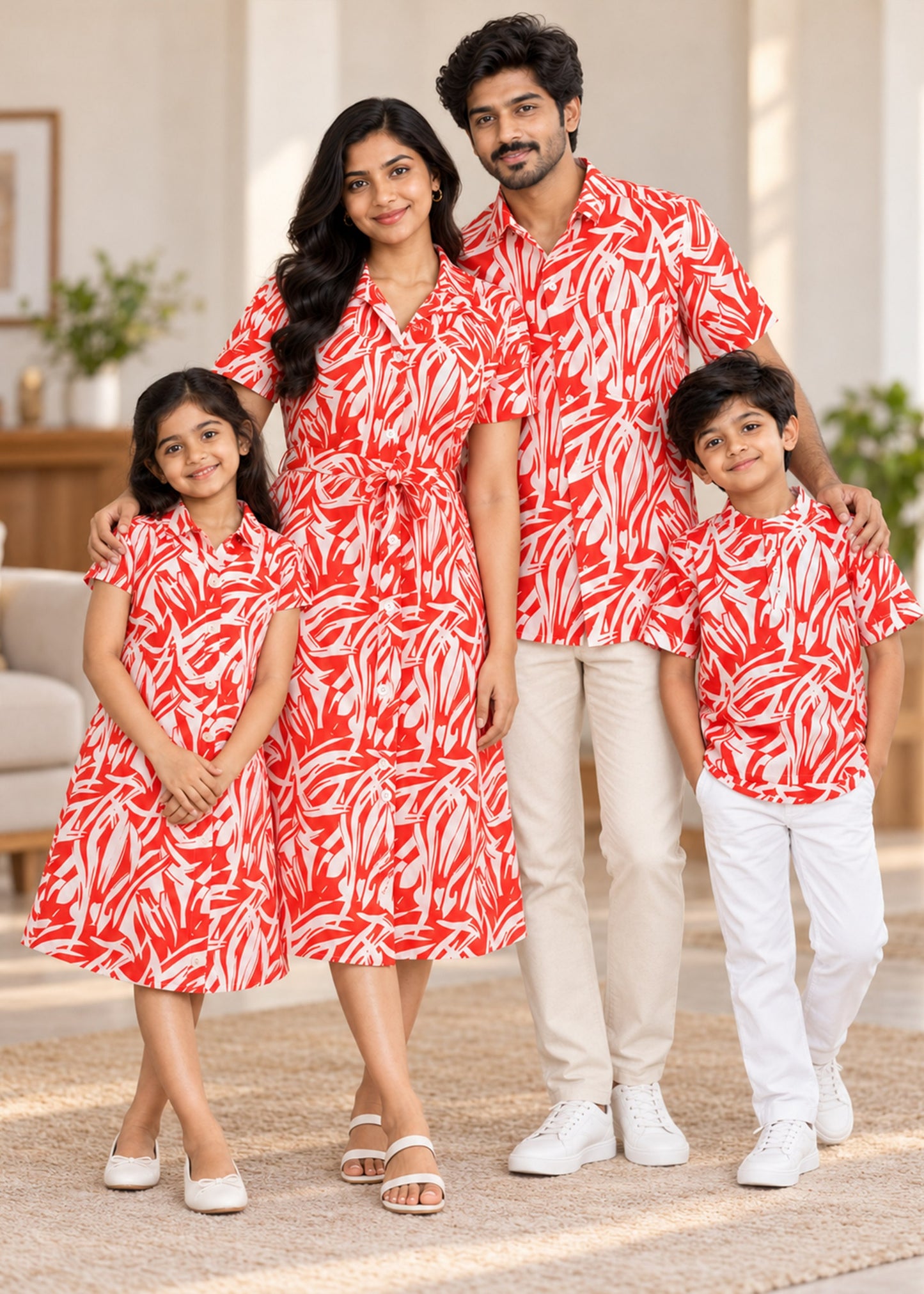 Coral Family Matching Combo