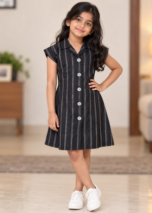 Black Currant Girls Dress