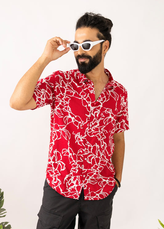 Ruby Printed Mens Shirt