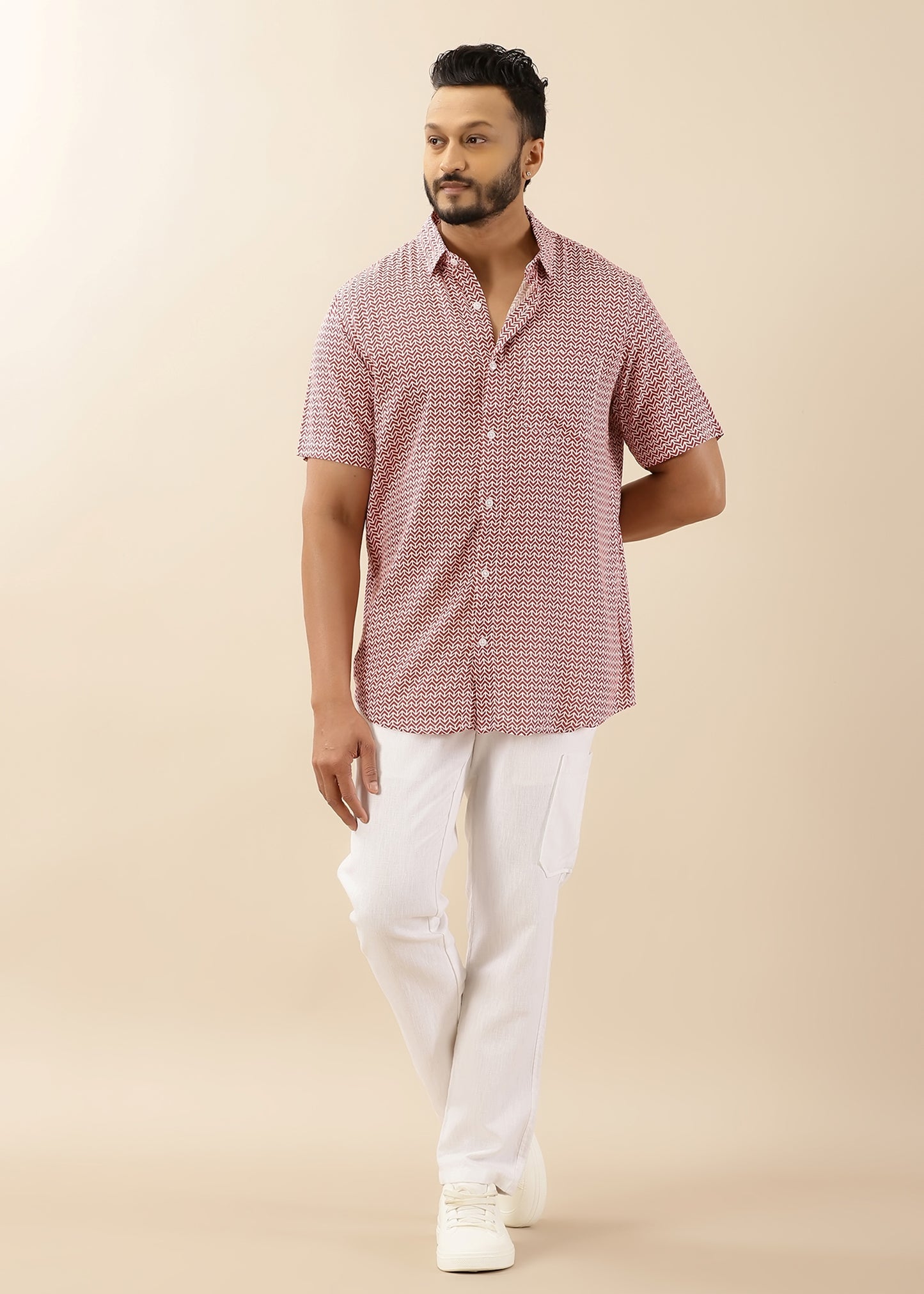 Neptune Printed Mens Shirt