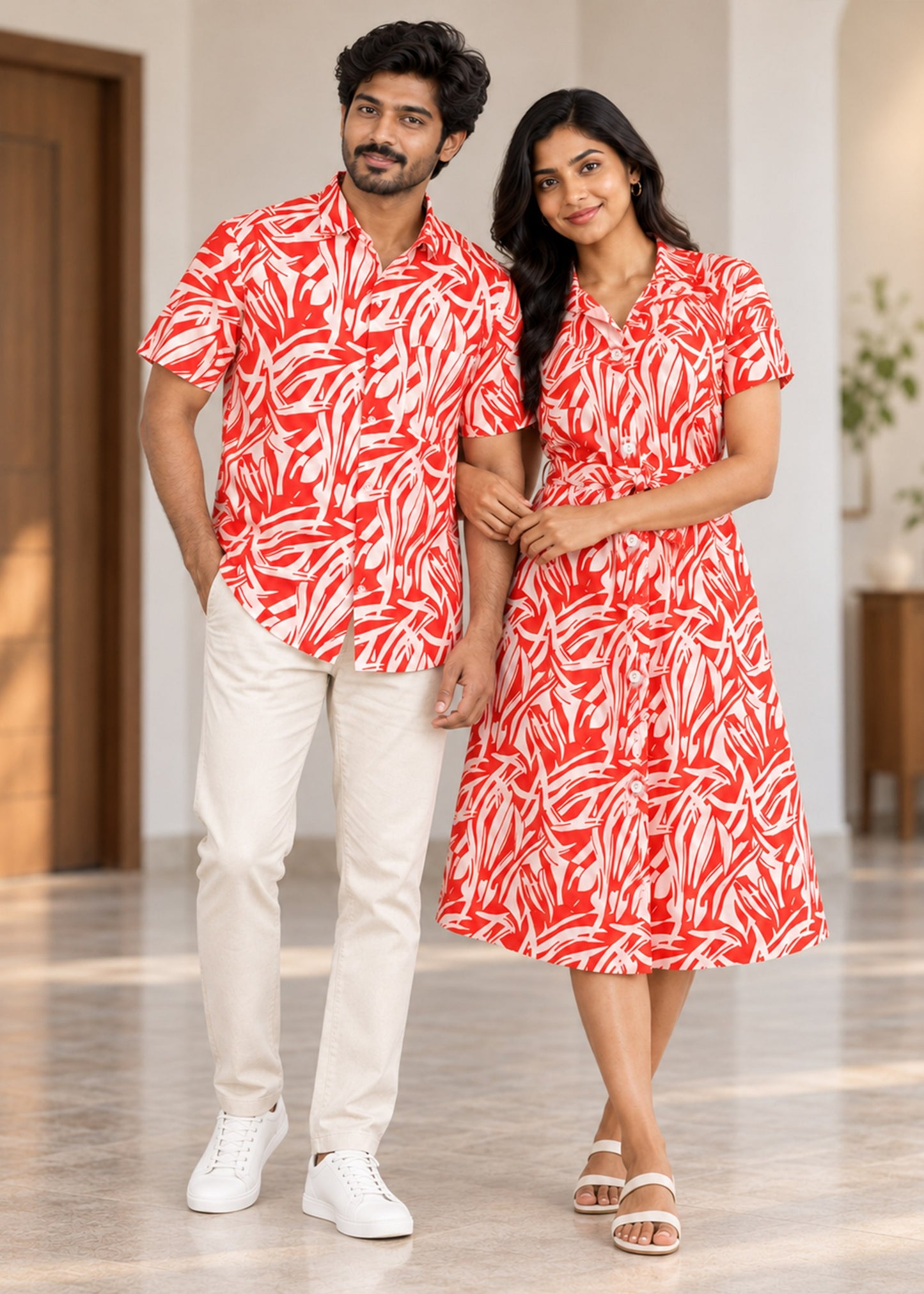 Coral Couple Matching Combo