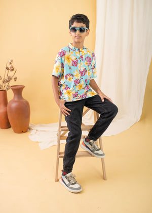 frangipani Kids Unisex Tshirt