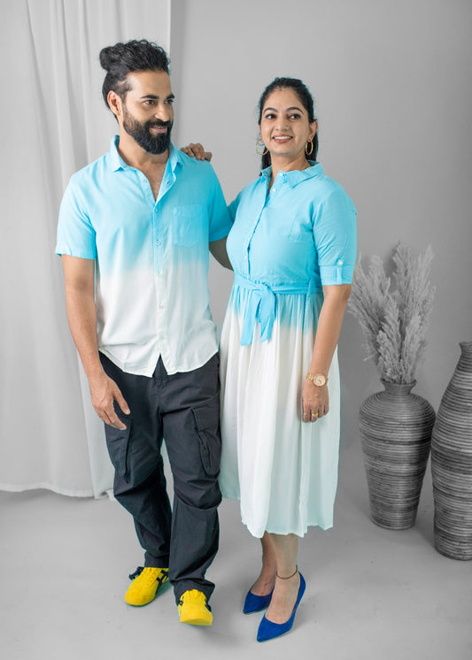 Fronx Ombre Matching Couple Combo