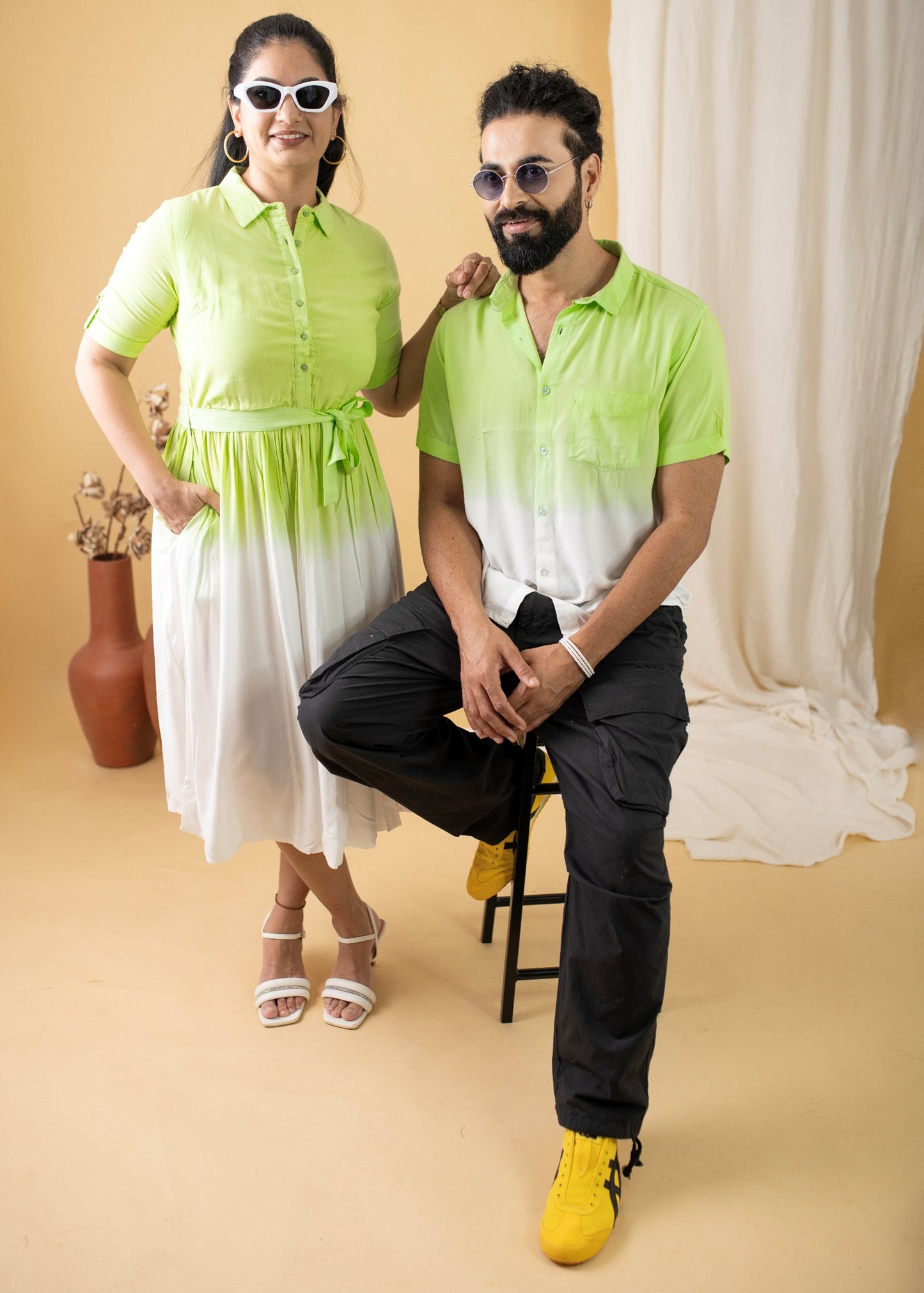 Peppermint Ombre Matching Couple Combo