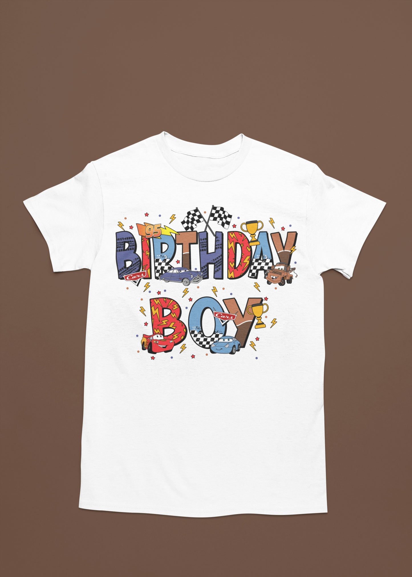 Racing Cars Birthday Family Tshirt