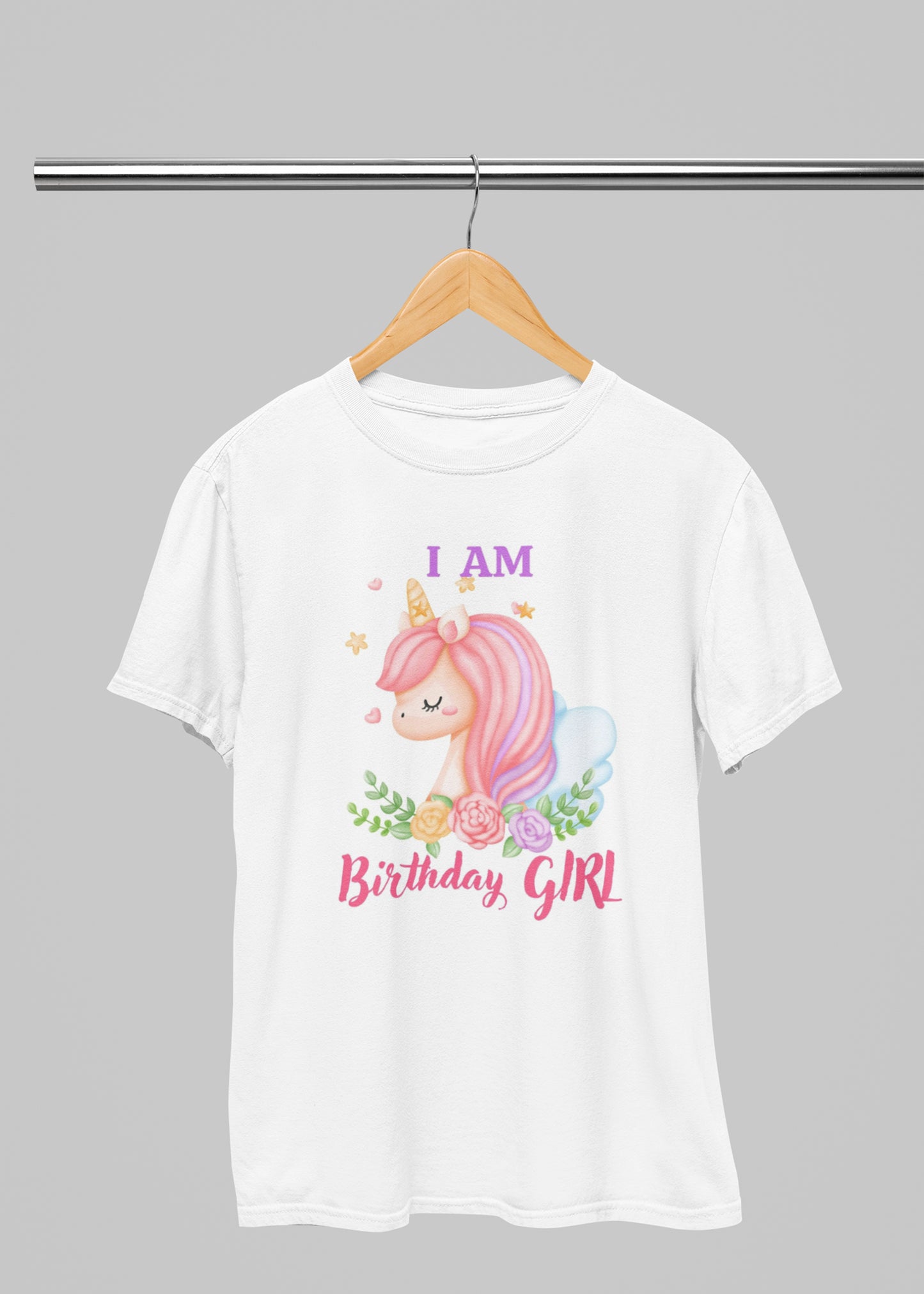 Unicorn Birthday Family Tshirt