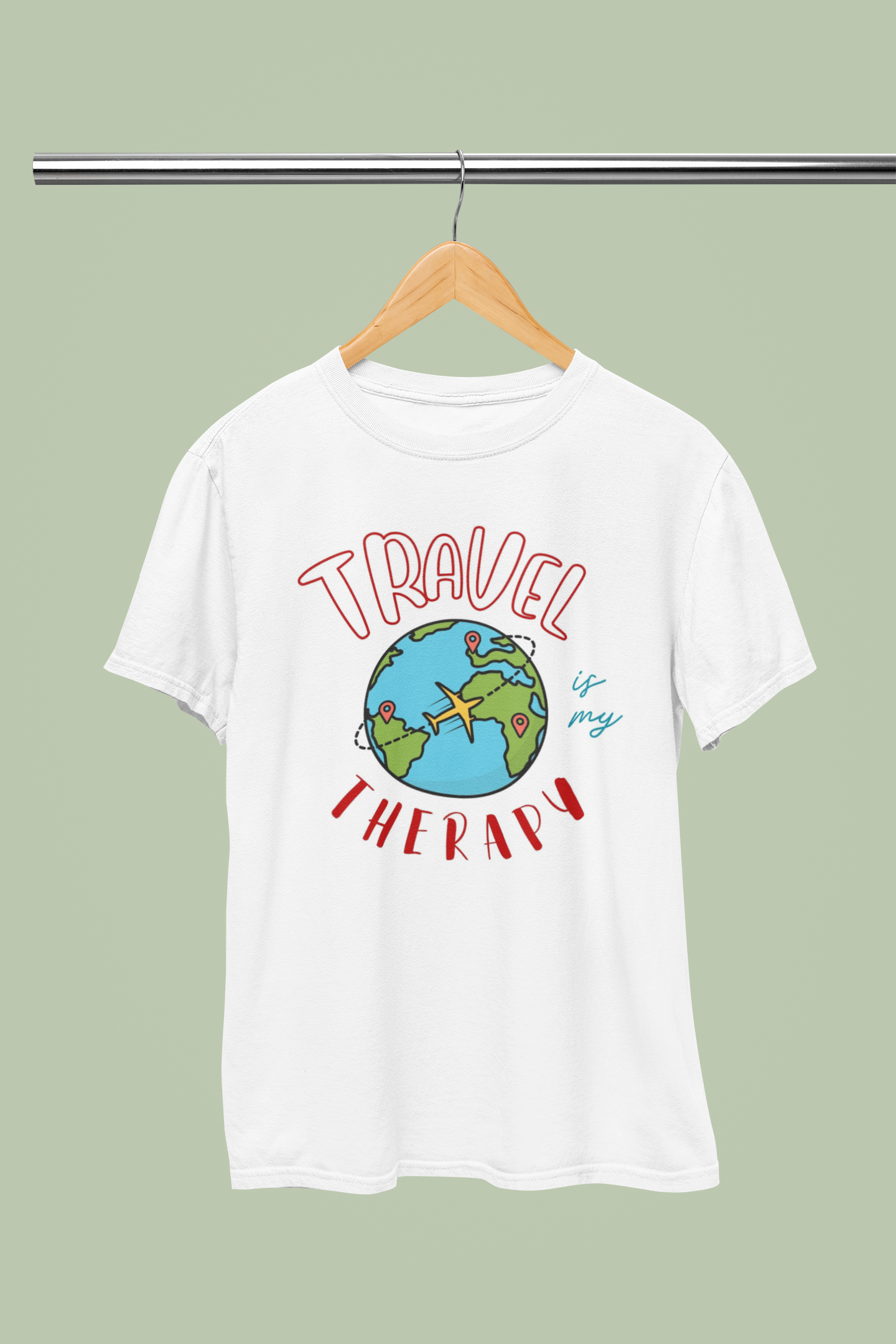 Travel Is My Therapy Family Tshirt
