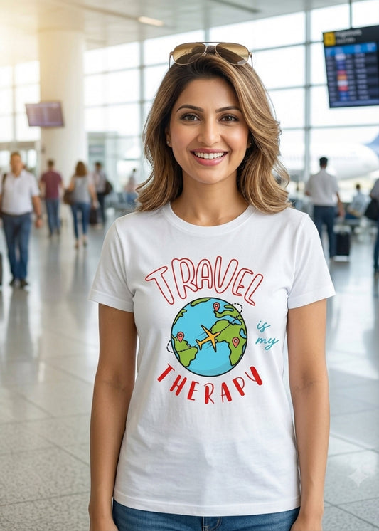 Travel Is My Therapy Family Tshirt