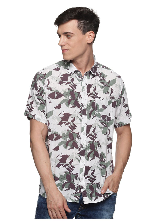 Green Shrub Printed Shirt - Tusok