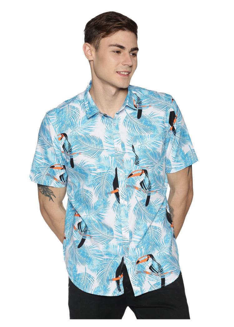 Azure Printed Shirt - Tusok