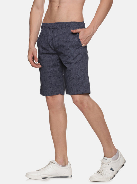 Charcoal Men's Printed Shorts - Tusok