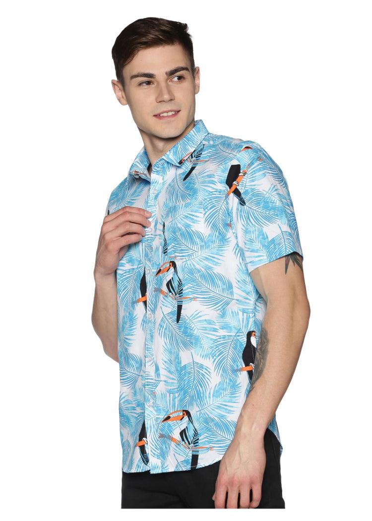 Azure Printed Shirt - Tusok